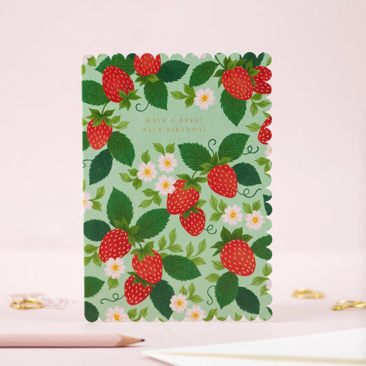 Birthday Card - Have a Berry Nice Birthday