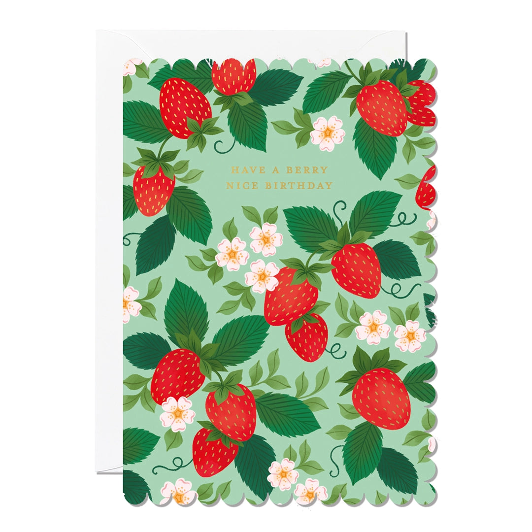 Birthday Card - Have a Berry Nice Birthday