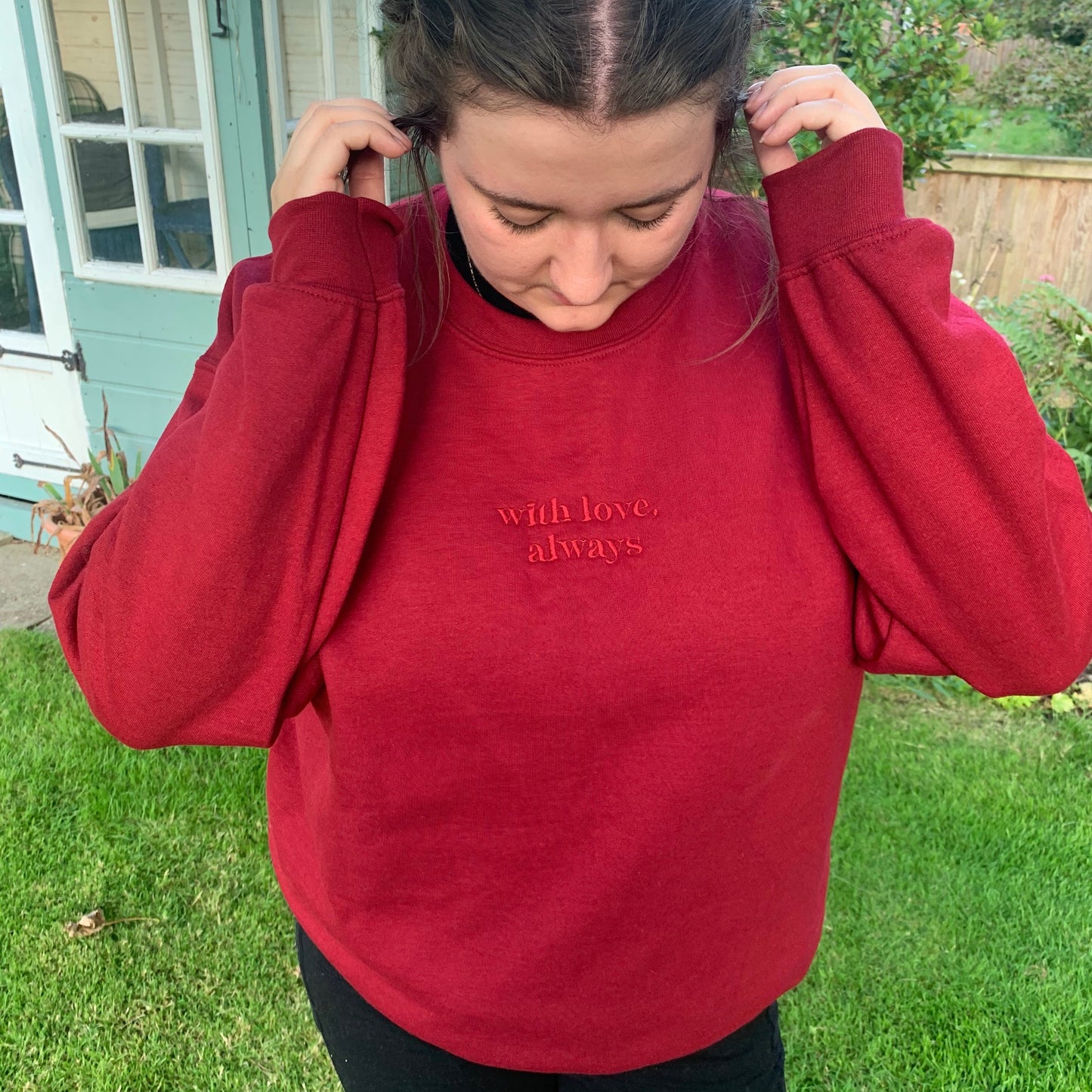 Embroidered Jumper - With Love Always