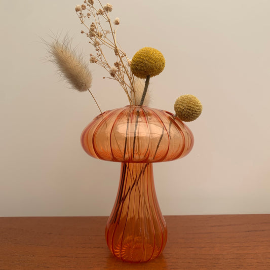 Mushroom Vase - Orange