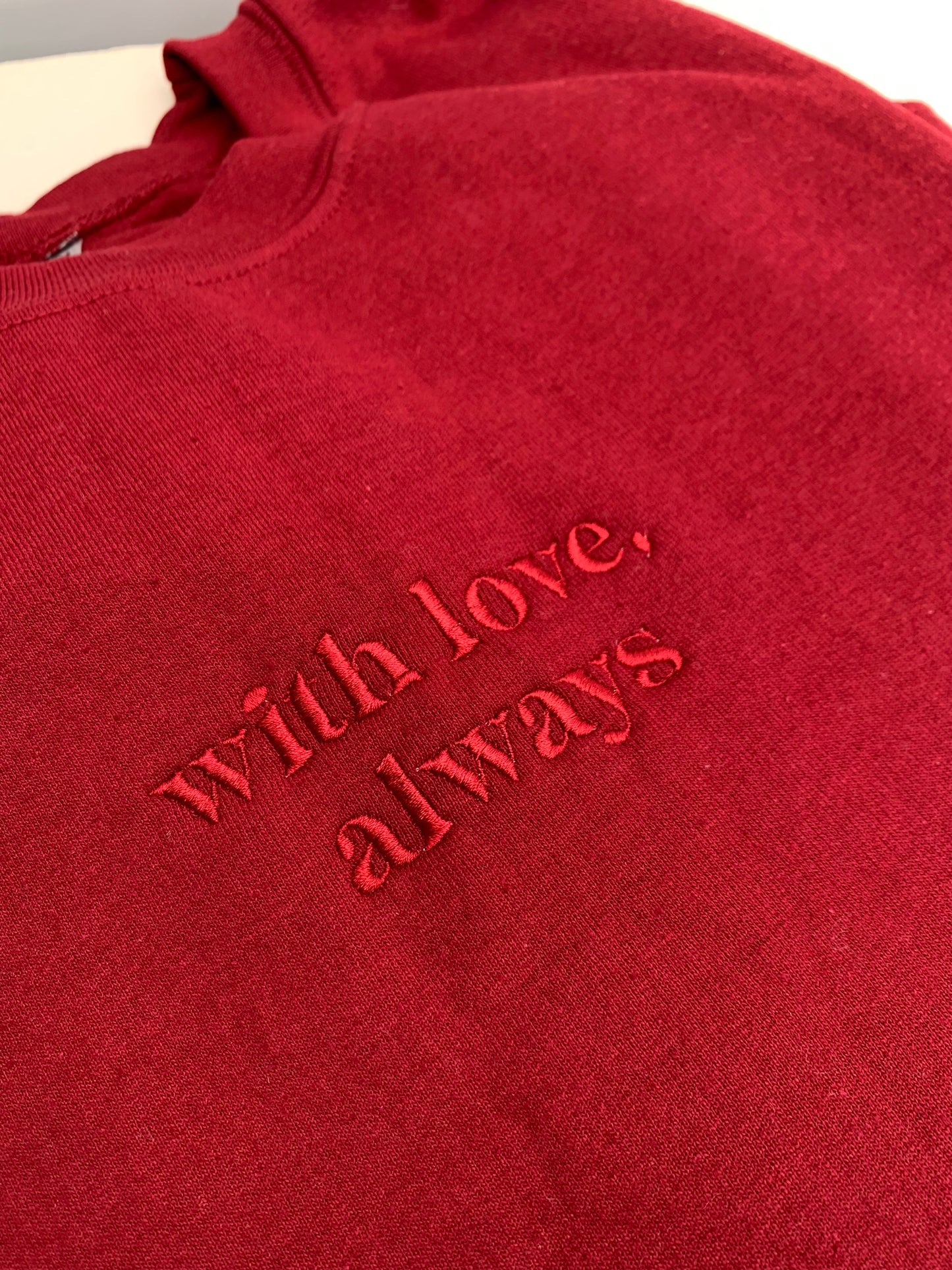 Embroidered Jumper - With Love Always