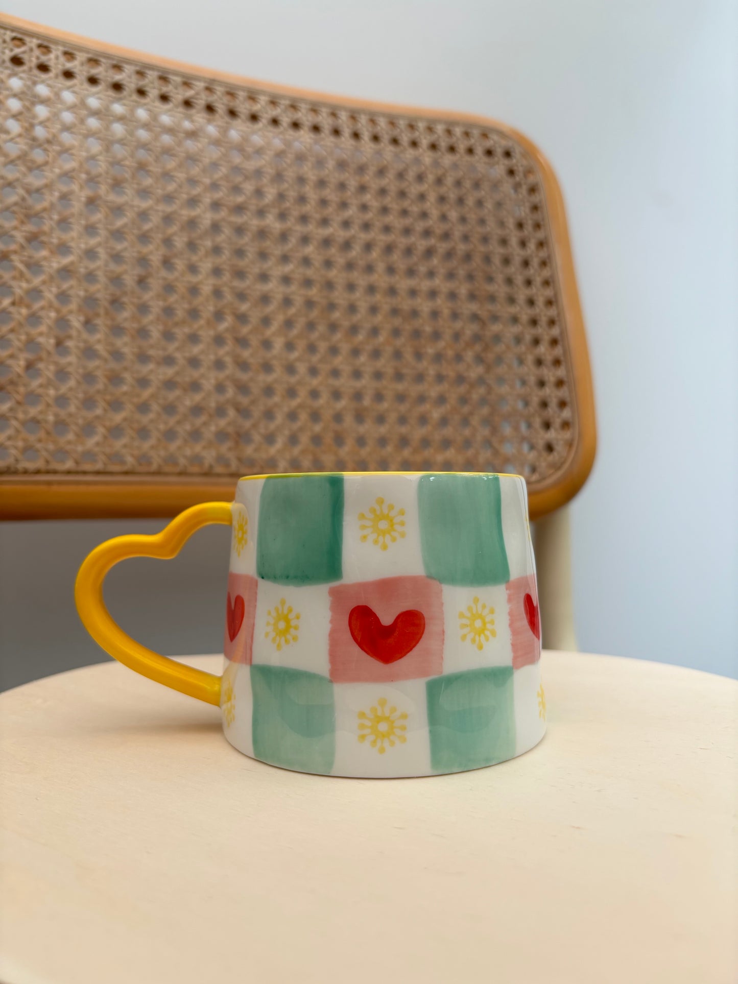 Mug - Checkerboard Hearts