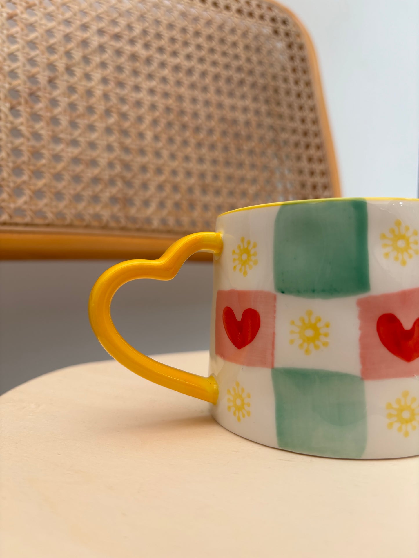 Mug - Checkerboard Hearts