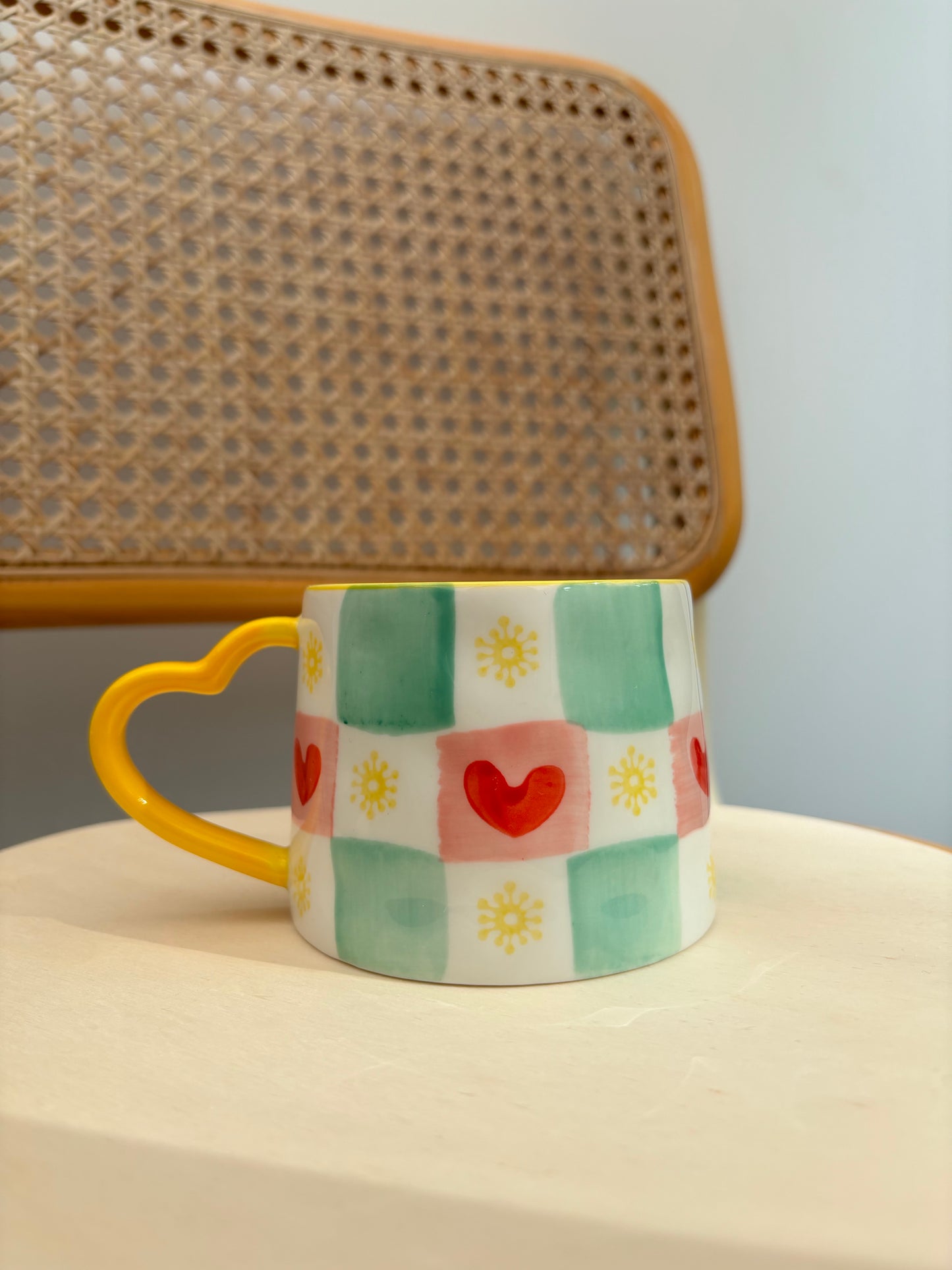 Mug - Checkerboard Hearts