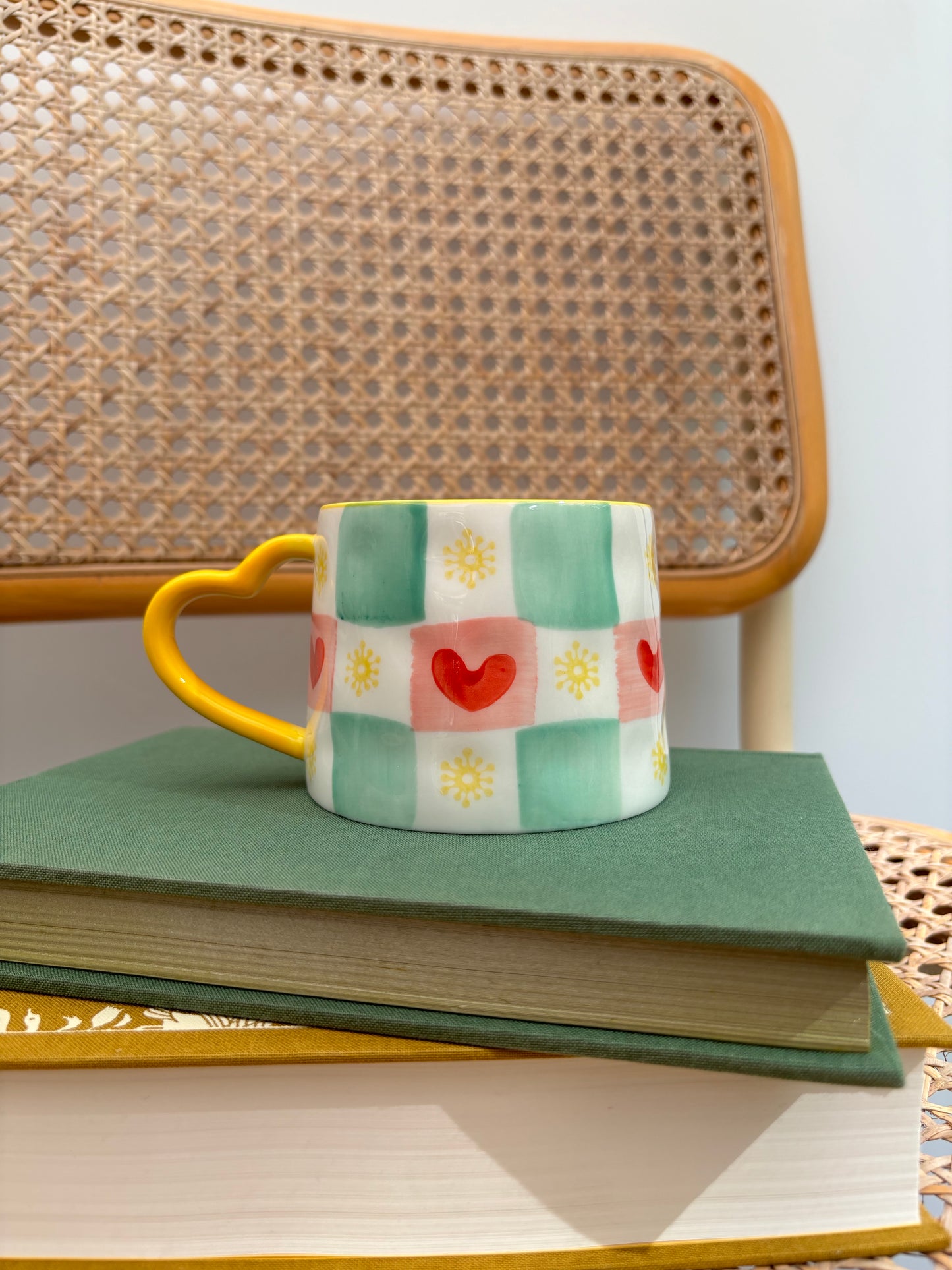 Mug - Checkerboard Hearts