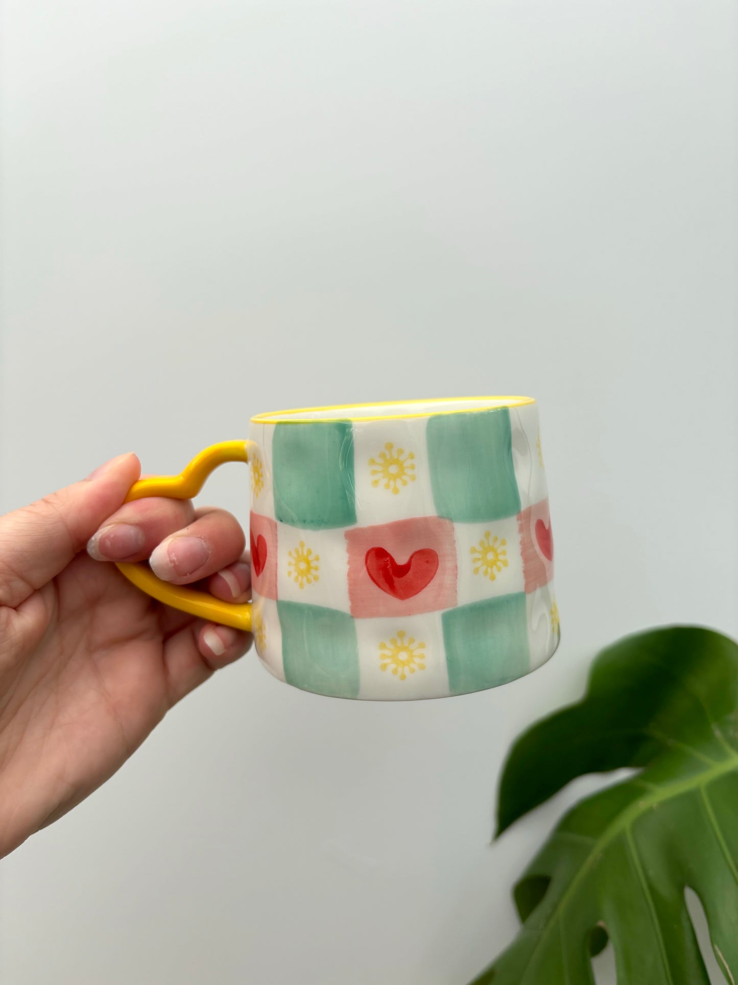 Mug - Checkerboard Hearts