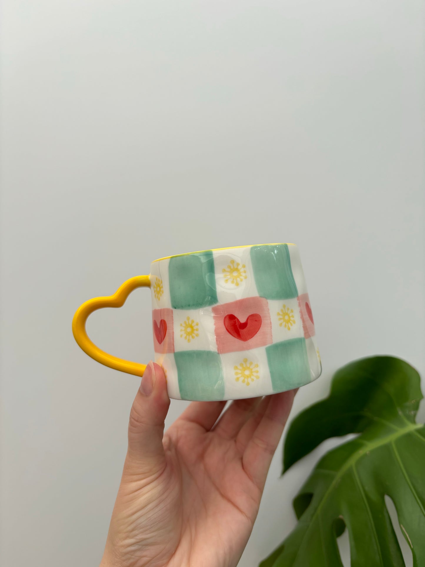 Mug - Checkerboard Hearts