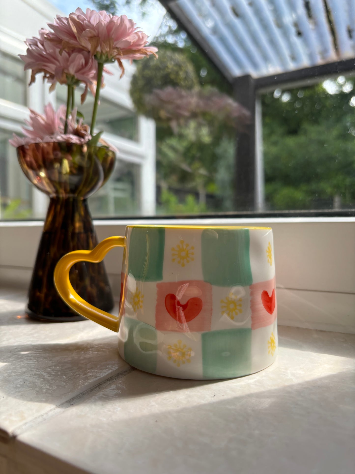 Mug - Checkerboard Hearts