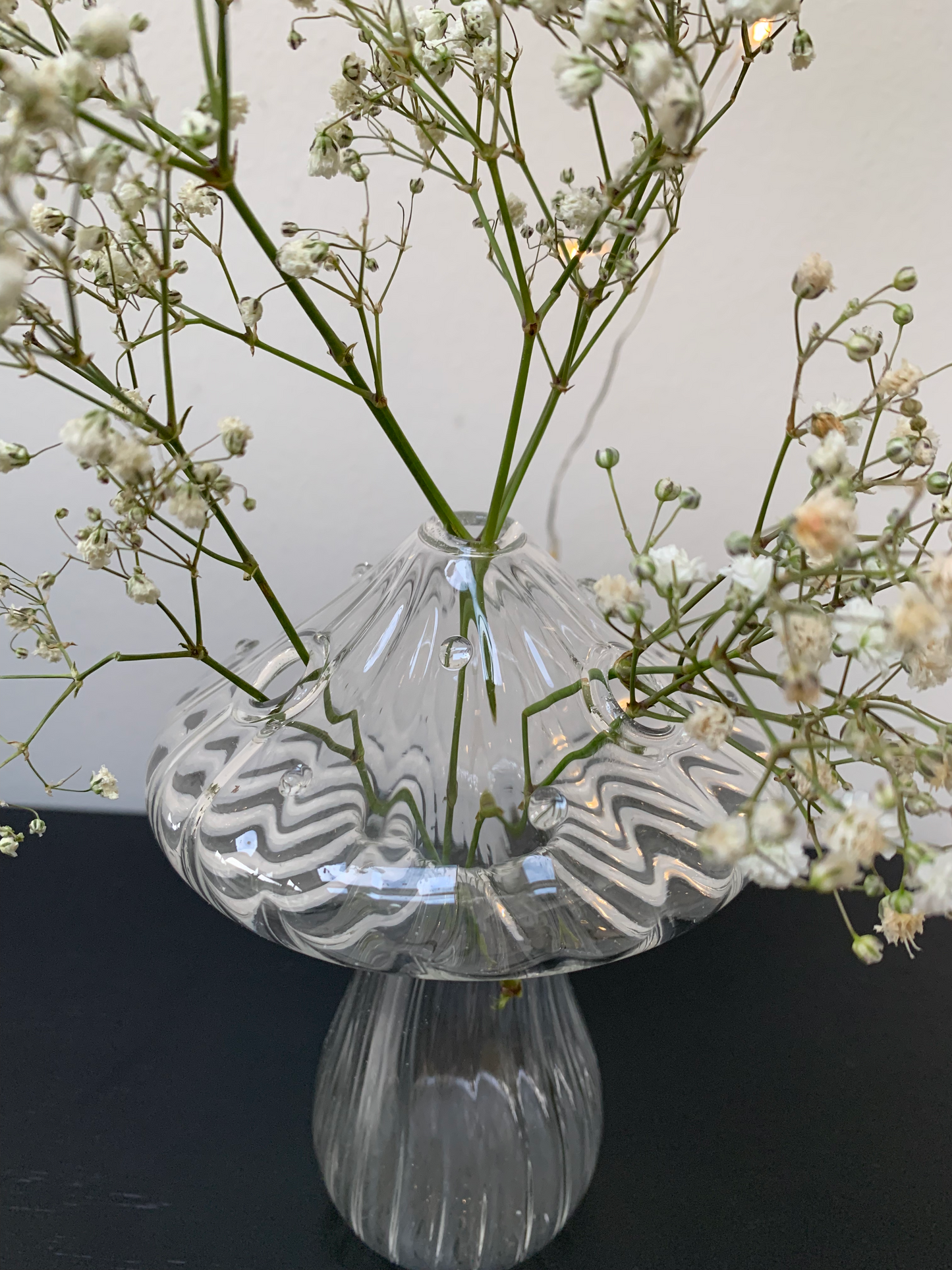 Mushroom Vase - Clear