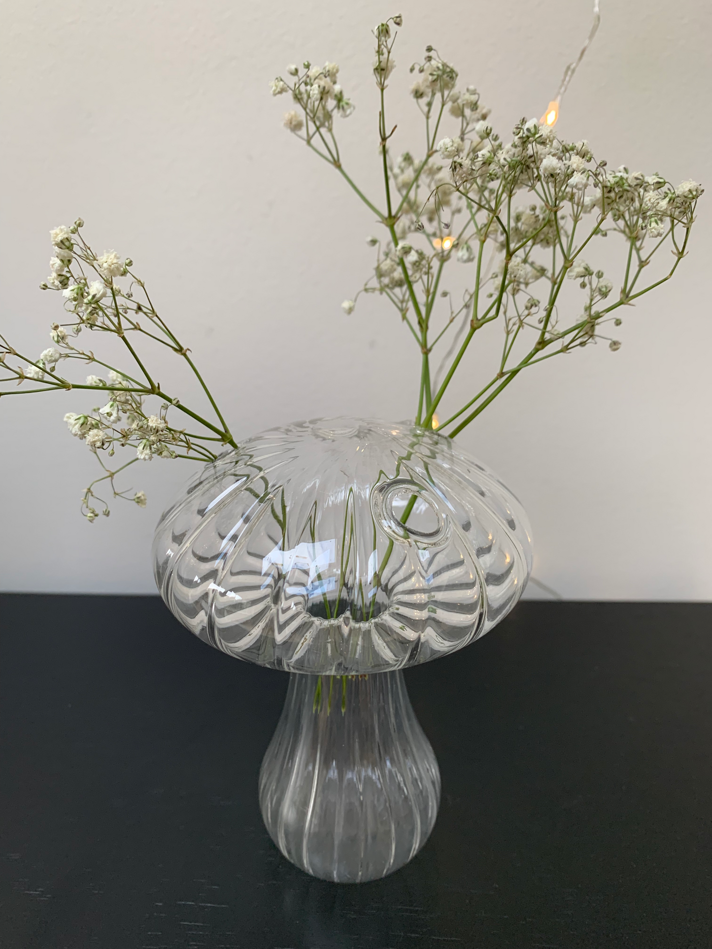 Mushroom Vase - Clear