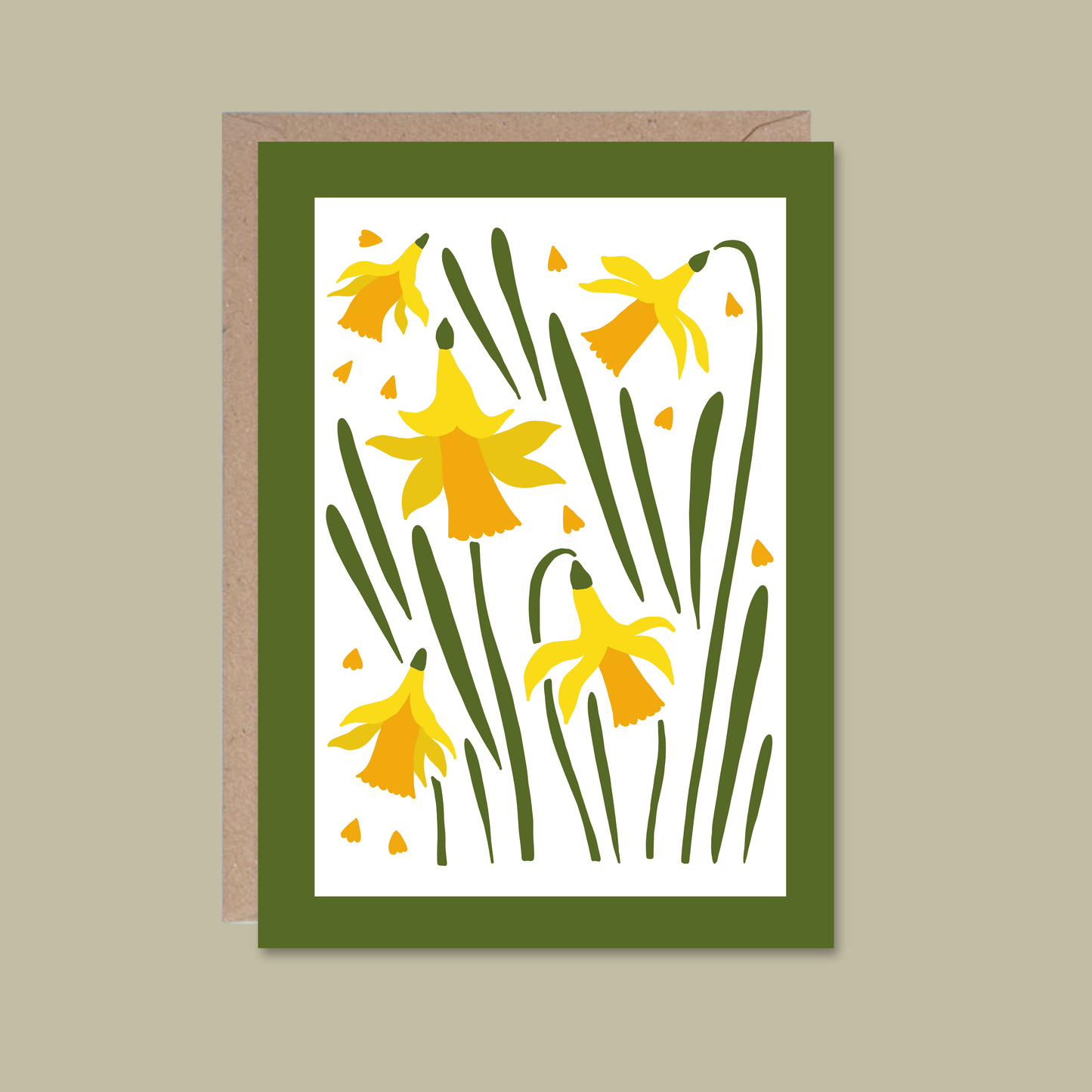 Floral Card - Daffodil