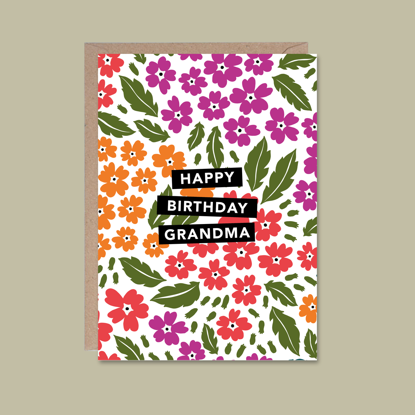 Personalised Card - Verbena