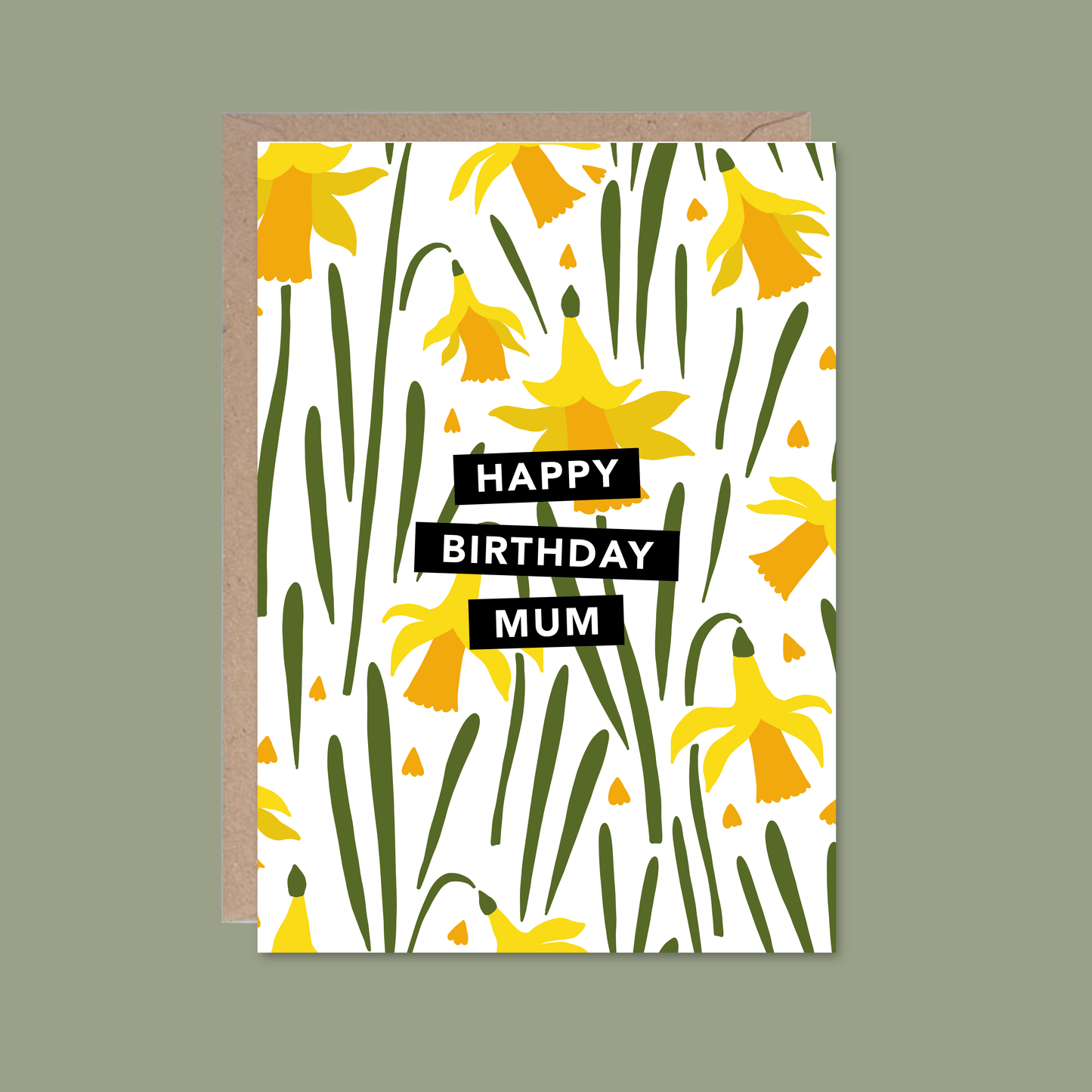 Personalised Card - Daffodil